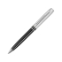 Ручка шариковая Parisien в чехле, черный/серебристый, металл