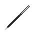 Ручка металлическая шариковая Slim, черный, черный, алюминий