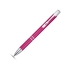 Шариковая ручка Moneta, розовый/серебристый, алюминий
