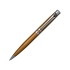 Ручка шариковая VENEZIA с поворотным механизмом. Pierre Cardin, оранжевый/серебристый, корпус- латунь, лак/отделка и детали дизайна- сталь, хром
