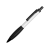 Ручка металлическая шариковая «Bazooka» с грипом, белый/черный