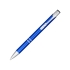 Анодированная шариковая ручка Alana, синий, синий, алюминиевый корпус с элементами абс пластика и стальным зажимом