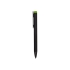 Ручка металлическая шариковая Taper Metal софт-тач с цветным зеркальным слоем, черный с зеленым яблоком, черный, зеленое яблоко, металл