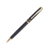 Ручка шариковая Ungaro модель Classico Gold в футляре, черный/золотистый, металл