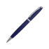 Ручка металлическая шариковая «Flow» soft-touch, темно-синий/серебристый, темно-синий/серебристый, металл с покрытием soft-touch