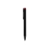 Ручка металлическая шариковая Taper Metal софт-тач с цветным зеркальным слоем, черный с красным, черный, красный, металл