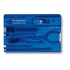 Швейцарская карточка VICTORINOX SwissCard Classic, 10 функций, полупрозрачная синяя, полупрозрачный синий, пластик, нержавеющая сталь