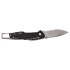 Складной нож Cutter с карабином, черный, серебристый, черный, нержавеющая сталь, пластик