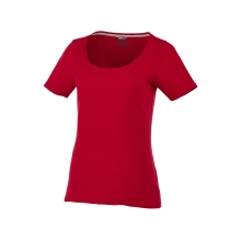 Женская футболка с короткими рукавами Bosey, темно-красный Женская футболка с короткими рукавами Bosey, темно-красный