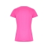 Футболка Imola женская, неоновый розовый, неоновый розовый, 50% переработанный полиэстер, 50% полиэстер, вафельный интерлок