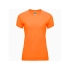 Футболка Bahrain женская, неоновый оранжевый, неоновый оранжевый, 100% полиэстер