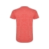 Спортивная футболка Zolder мужская, красный/меланжевый красный, красный/меланжевый красный, 100% полиэстер