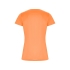 Футболка Imola женская, неоновый оранжевый, неоновый оранжевый, 50% переработанный полиэстер, 50% полиэстер, вафельный интерлок