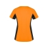 Футболка Shanghai женская, неоновый оранжевый/черный, неоновый оранжевый/черный, основное полотно: 100% полиэстер; боковые части: 100% полиэстер