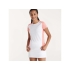Спортивная футболка Zolder женская, белый/меланжевый неоновый коралловый, белый/меланжевый неоновый коралловый, 100% полиэстер