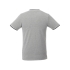 Мужская футболка Elbert с коротким рукавом, серый меланж/темно-синий/белый, серый меланж/темно-синий/белый, трикотажное пике, 90% хлопок, 10% вискоза