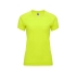 Футболка Bahrain женская, неоновый желтый, неоновый желтый, 100% полиэстер