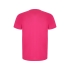 Футболка Imola мужская, неоновый розовый, неоновый розовый, 50% переработанный полиэстер, 50% полиэстер, вафельный интерлок
