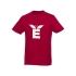 Мужская футболка Heros с коротким рукавом, красный, красный, однослойная джерси гладкого переплетения, 100% хлопок