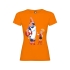 Футболка Карлсон женская, оранжевый, оранжевый, 100% хлопок, джерси