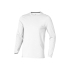 Ponoka мужская футболка из органического хлопка, длинный рукав, белый, белый, трикотаж из 95% органического хлопка, сертифицированного gots, и 5% эластана