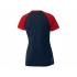 Футболка Backspin Tee женская, темно-синий/красный, темно-синий/красный, 100% хлопок, джерси