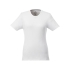 Женская футболка Balfour с коротким рукавом из органического материала, белый, белый, однослойная джерси гладкого переплетения, 95% органический хлопок кольцевого способа прядения и 5% эластан