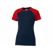 Футболка Backspin Tee женская, темно-синий/красный