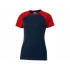 Футболка Backspin Tee женская, темно-синий/красный, темно-синий/красный, 100% хлопок, джерси