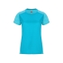 Спортивная футболка Zolder женская, бирюзовый/меланжевый бирюзовый, бирюзовый/меланжевый бирюзовый, 100% полиэстер