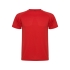 Спортивная футболка Montecarlo мужская, красный, красный, 100% полиэстер, пике