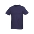Мужская футболка Heros с коротким рукавом, темно-синий, темно-синий, однослойная джерси гладкого переплетения, 100% хлопок