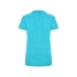 Спортивная футболка Zolder женская, бирюзовый/меланжевый бирюзовый, бирюзовый/меланжевый бирюзовый, 100% полиэстер