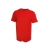 Мужская спортивная футболка Turin из комбинируемых материалов, красный, красный, основное полотно: 100% полиэстер, интерлок 130 гр/м2, декоративные вставки: 100% полиэстер, структурная сетка 135 гр/м2