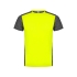 Спортивная футболка Zolder мужская, неоновый желтый/черный меланж, неоновый желтый/черный меланж, 100% полиэстер