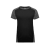 Спортивная футболка Zolder женская, черный/меланжевый черный