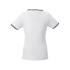 Женская футболка Elbert с коротким рукавом, белый/темно-синий/красный, белый/темно-синий/красный, трикотажное пике, 100% хлопок