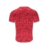 Футболка Assen мужская, пиксельный красный, пиксельный красный, 100% полиэстер