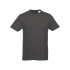 Мужская футболка Heros с коротким рукавом, серый графитовый, серый графитовый, однослойная джерси гладкого переплетения, 100% хлопок