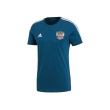Футболка РОССИЯ 3-STRIPE. adidas, синий/белый
