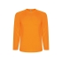 Футболка Montecarlo  мужская с длинным рукавом, неоновый оранжевый, неоновый оранжевый, 100% полиэстер, пике