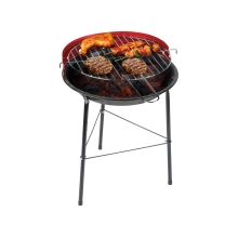 Угольный гриль на ножках Picnic, черный/красный
