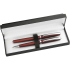Набор Celebrity «Дали»: ручка шариковая, ручка роллер в футляре, красный/серебристый, металл