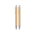 Набор Bamboo шариковая ручка и механический карандаш, натуральный, бамбук/металл