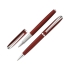 Набор Celebrity «Дали»: ручка шариковая, ручка роллер в футляре, красный/серебристый, металл
