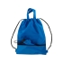 Зонт Picau из переработанного пластика в сумочке, синий, синий, зонт: купол - 190т полиэстер из переработанного пластика, каркас - металл, ручка - софт-тач, сумочка: полиэстер из переработанного пластика