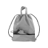 Зонт Picau из переработанного пластика в сумочке, серый, серый, зонт: купол - 190т полиэстер из переработанного пластика, каркас - металл, ручка - софт-тач, сумочка: полиэстер из переработанного пластика