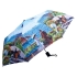 Набор: платок, складной зонт «Моне. Сад в Сент-Андрес», голубой, голубой, шелк, полиэстер