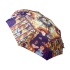 Набор: платок, складной зонт «Ренуар. Терраса», синий/желтый, синий/желтый, шелк, полиэстер
