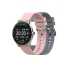 Умные часы HIPER IoT Watch GT, серый/розовый, серый, розовый, алюминий, пластик, силикон